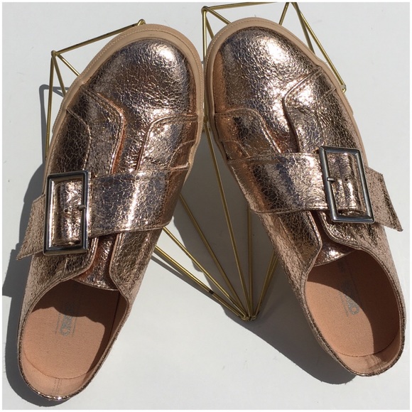 Asos Rose Gold Metallic Shoes - Picture 3 of 8